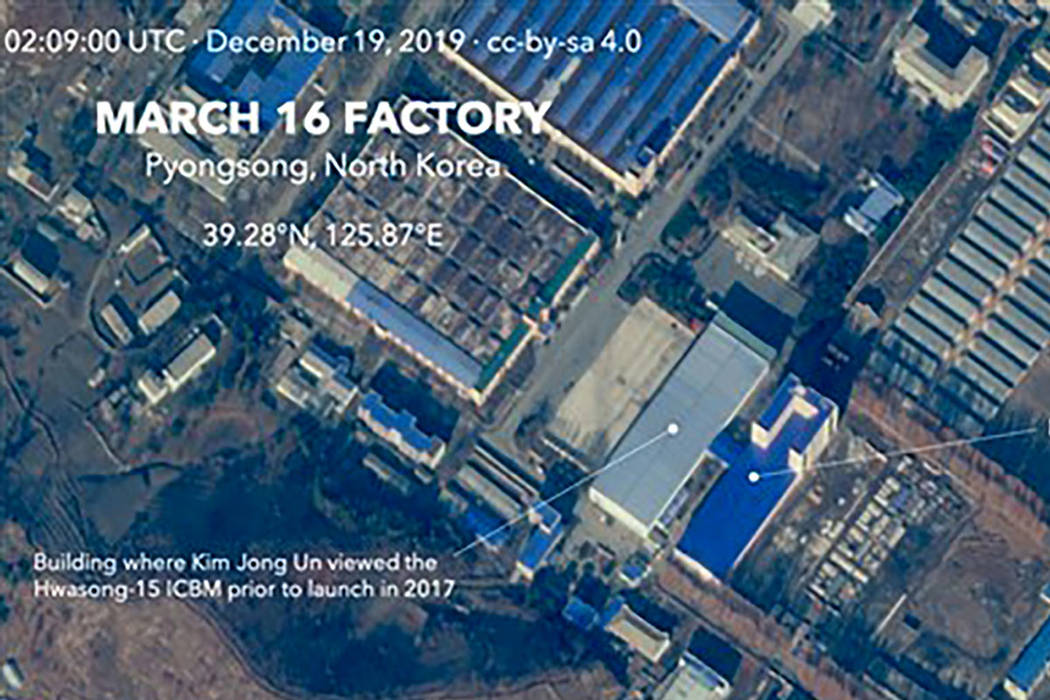 This Dec. 19, 2019, satellite image from Planet Lab Inc., that has been analyzed by experts at ...