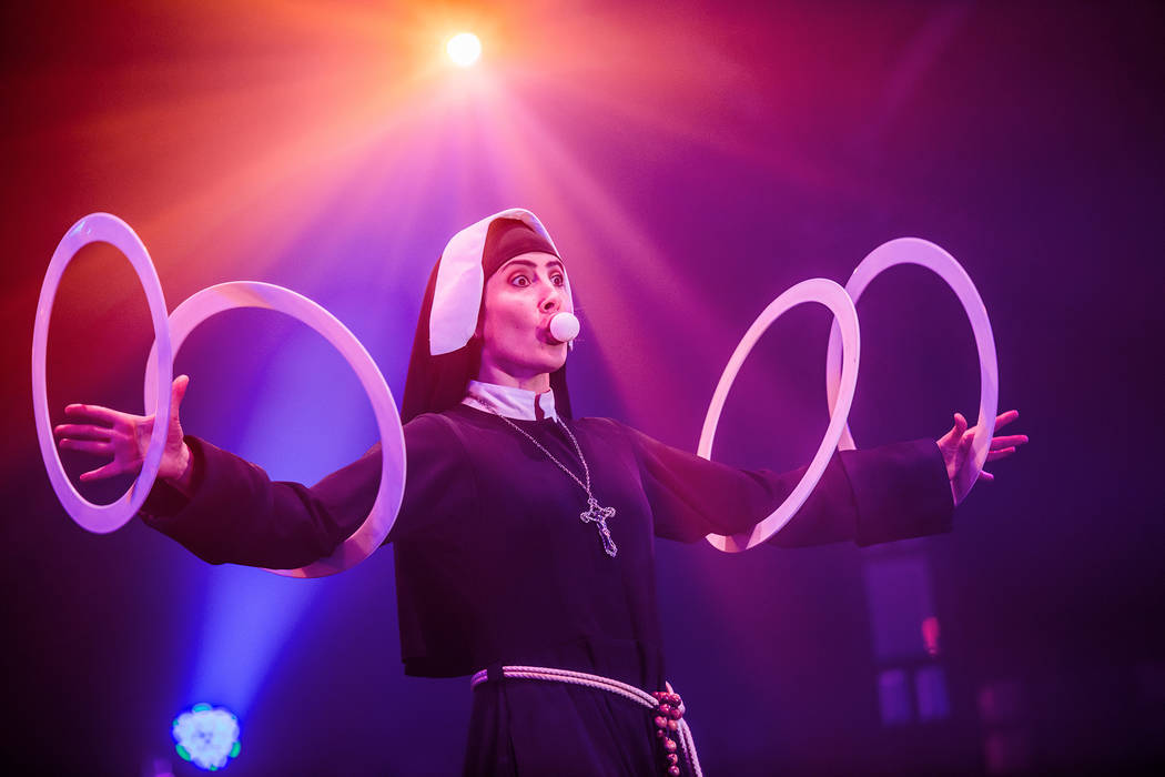 Fouzia ‘Fofo’ Raquez is shown performing as Sister Maria Immaculator Chorizo Perez Perez Pe ...