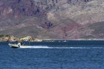 A Nevada Department of Wildlife boat at Lake Mead. Under Nevada state law, a person must be at ...