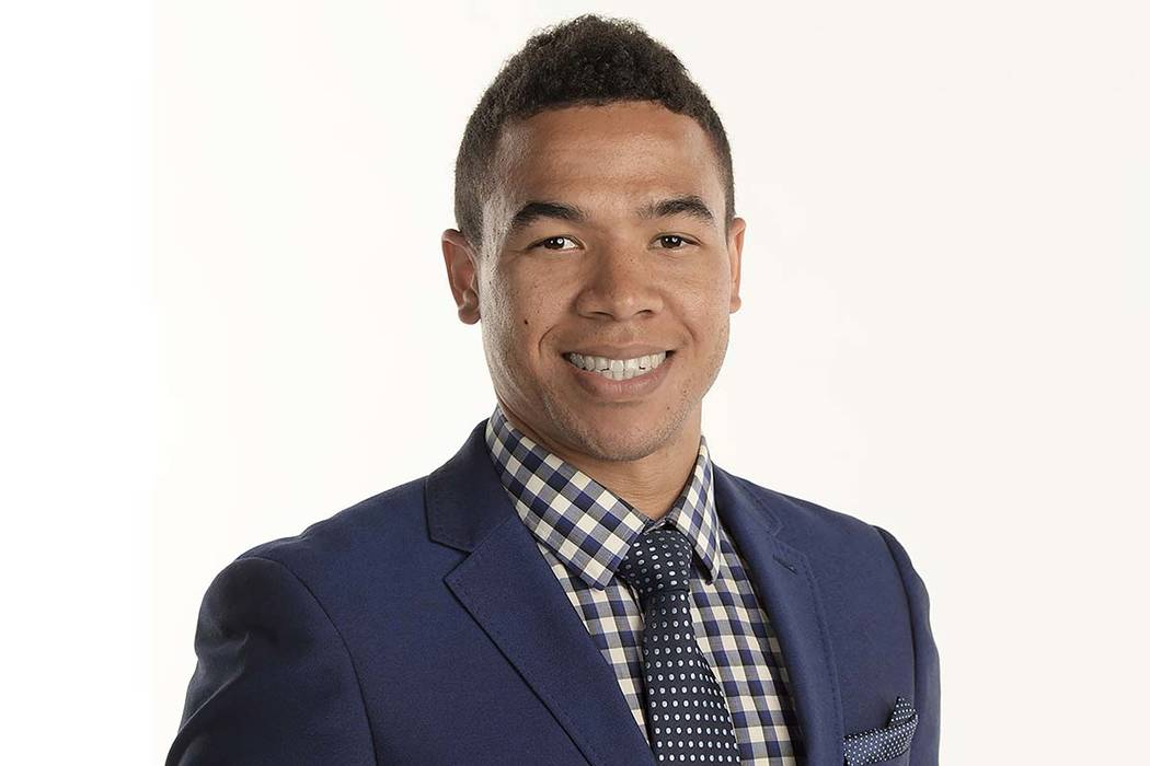 This undated photo provided by ESPN images shows ESPN college football reporter Edward Aschoff. ...