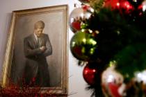 FILE - In this Nov. 30, 2006, file photo, a portrait of former President John F. Kennedy, frame ...