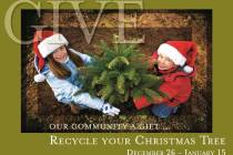 Summerlin residents can recycle their Christmas trees at a new Christmas Tree recycling lot on ...