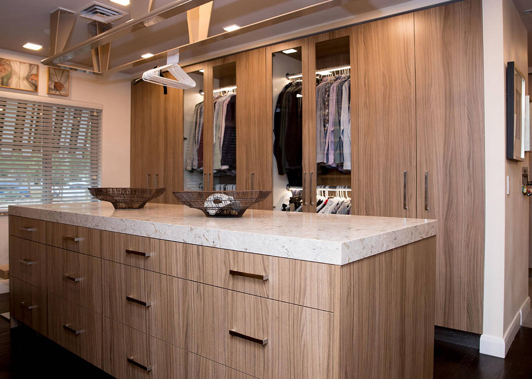 The closet is modern. (Tonya Harvey Real Estate Millions)