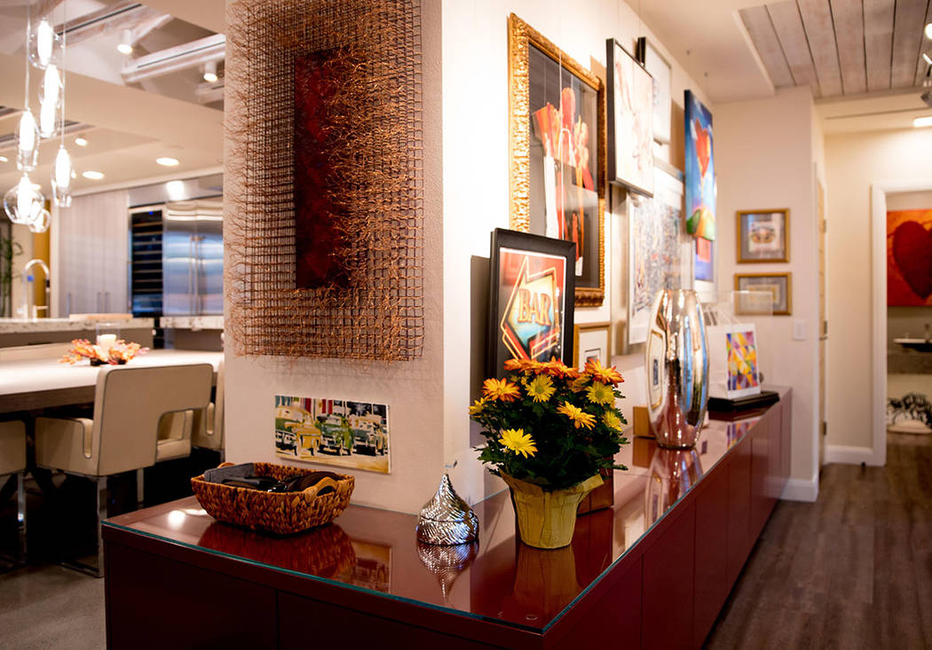 Artwork at the home's entrance. (Tonya Harvey Real Estate Millions)