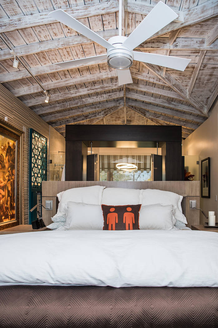 The master bedroom is in the original structure. (Tonya Harvey Real Estate Millions)