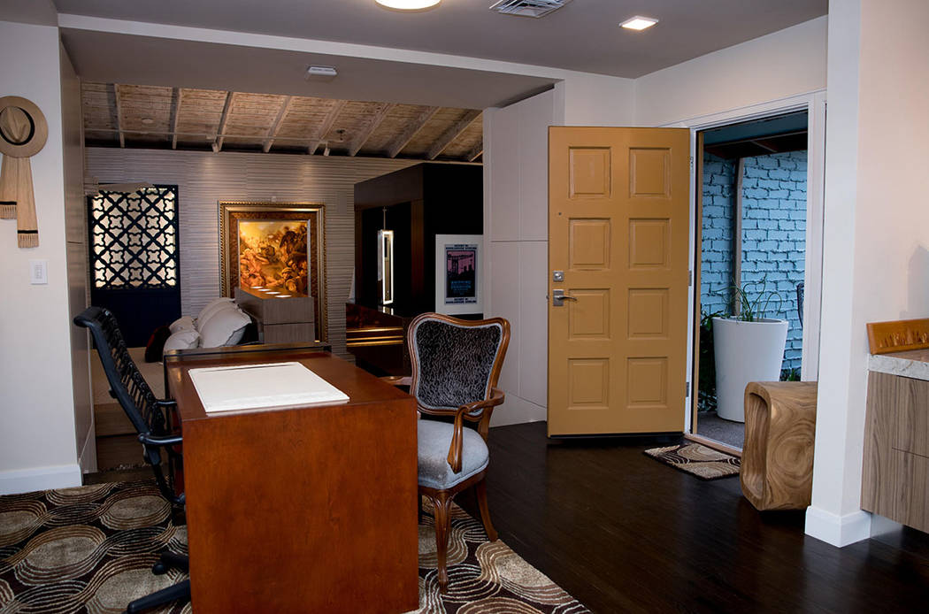 AFTER: What was the home's front door now opens to a patio. (Tonya Harvey Real Estate Millions)