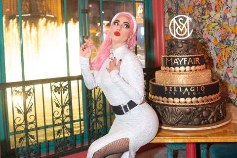 Lady Gaga at Mayfair Supper Club on Friday, Dec. 27, 2019. (Tony Tran)