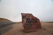 Red Rock Canyon in Las Vegas, Wednesday, Nov. 20, 2019. (Erik Verduzco / Las Vegas Review-Journ ...