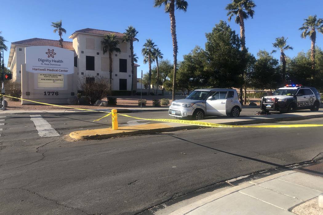 Las Vegas homicide detectives are investigating a shooting Saturday in southeast Las Vegas. (Ka ...