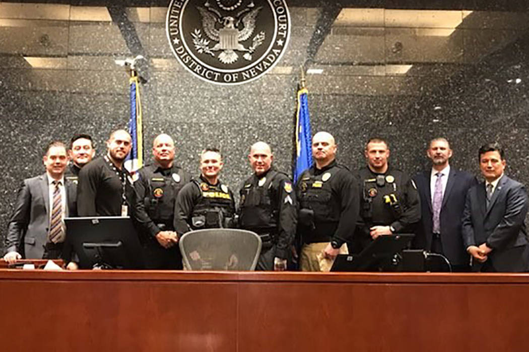 Three police K9 units from Arizona were deputized by the U.S. Marshals Service on Monday to hel ...