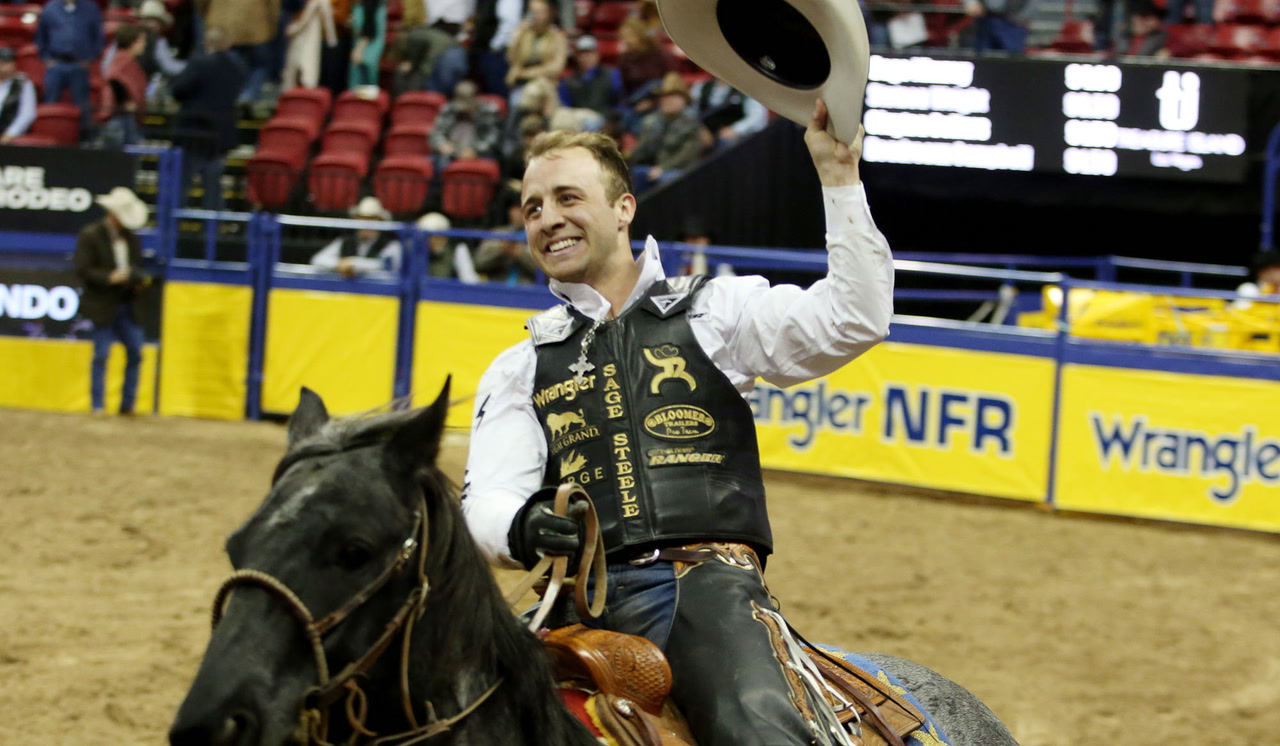 NFR 2019 World champion bull rider Sage Kimzey talks about NFR