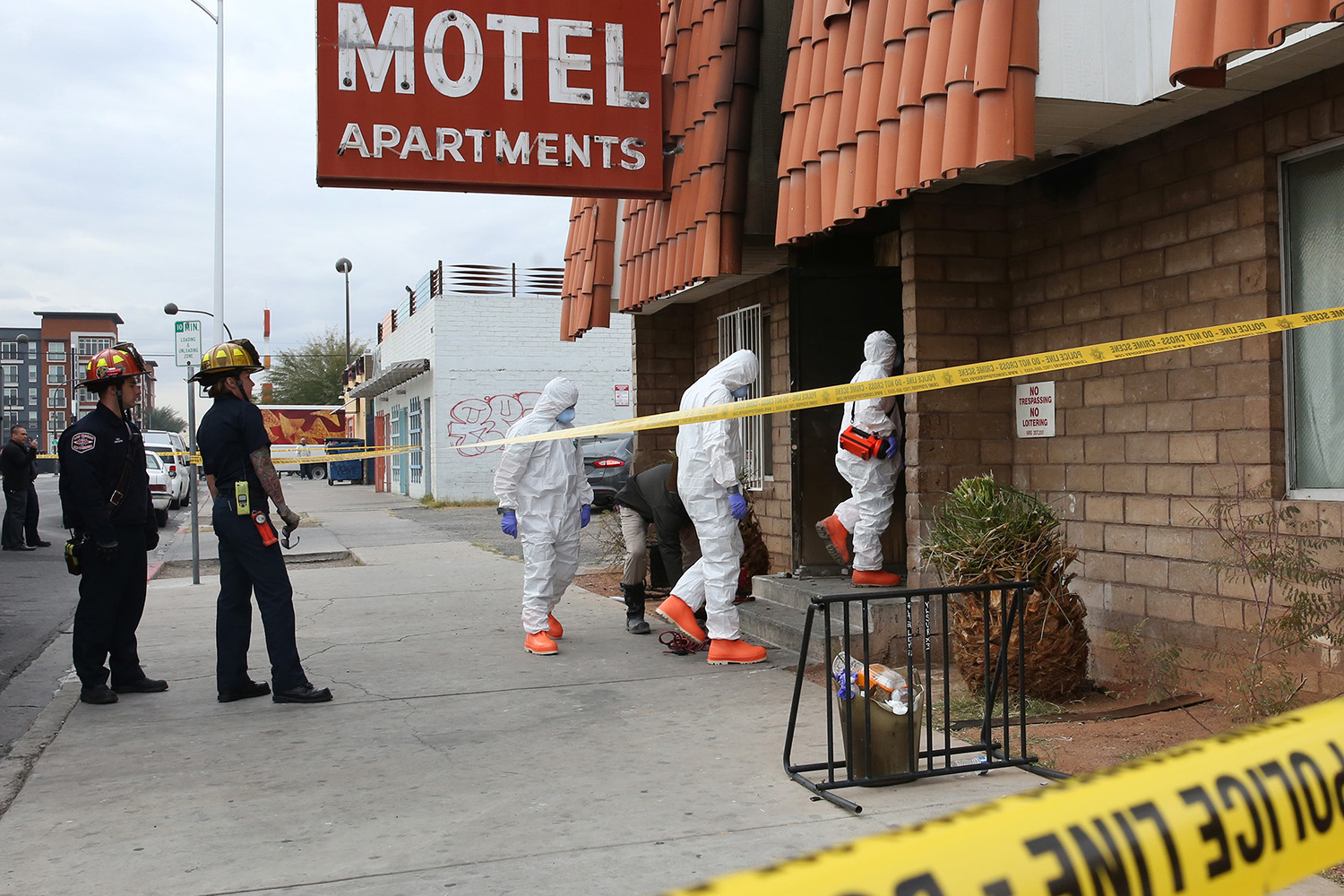 Search warrant executed at scene of deadly Las Vegas apartment fire