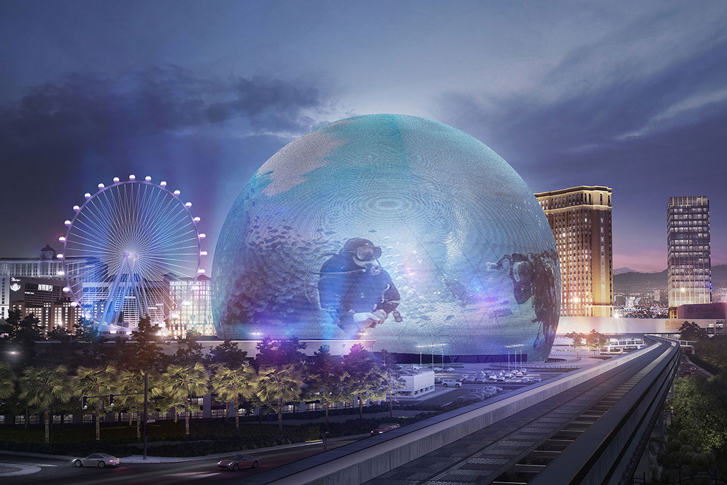 MSG Sphere construction in Las Vegas reaches 65foot level Business