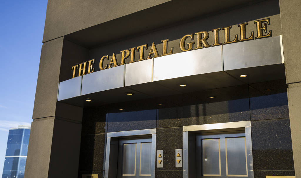 The Capital Grille offers one of five free valet locations at Fashion Show mall. Photo taken on ...