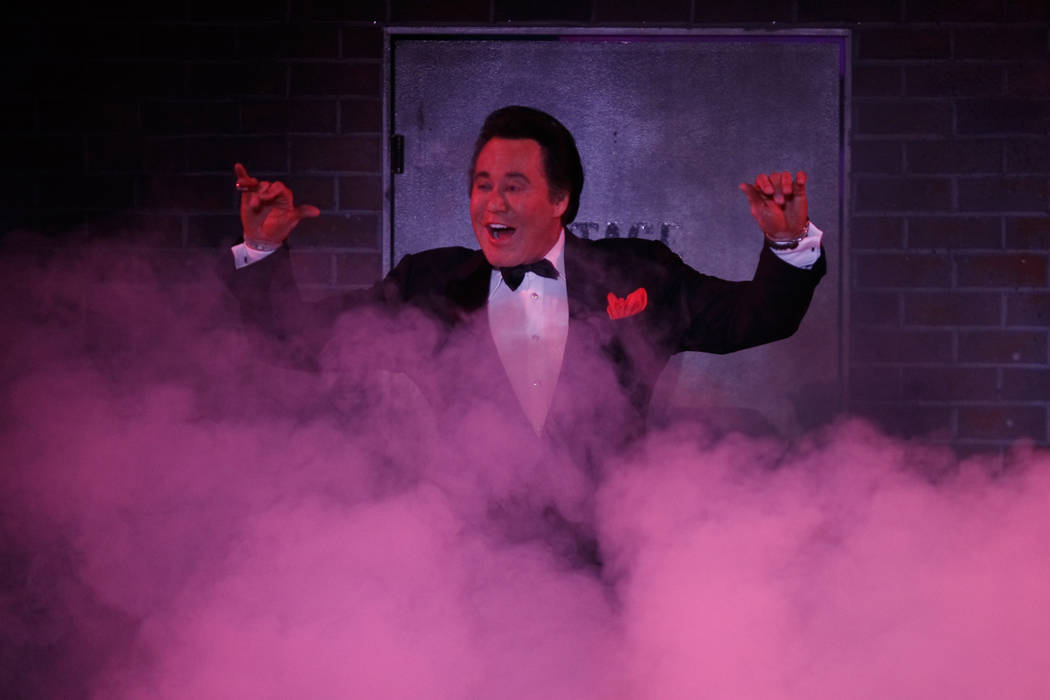 Entertainer Wayne Newton performs during the opening night of his limited-engagement production ...