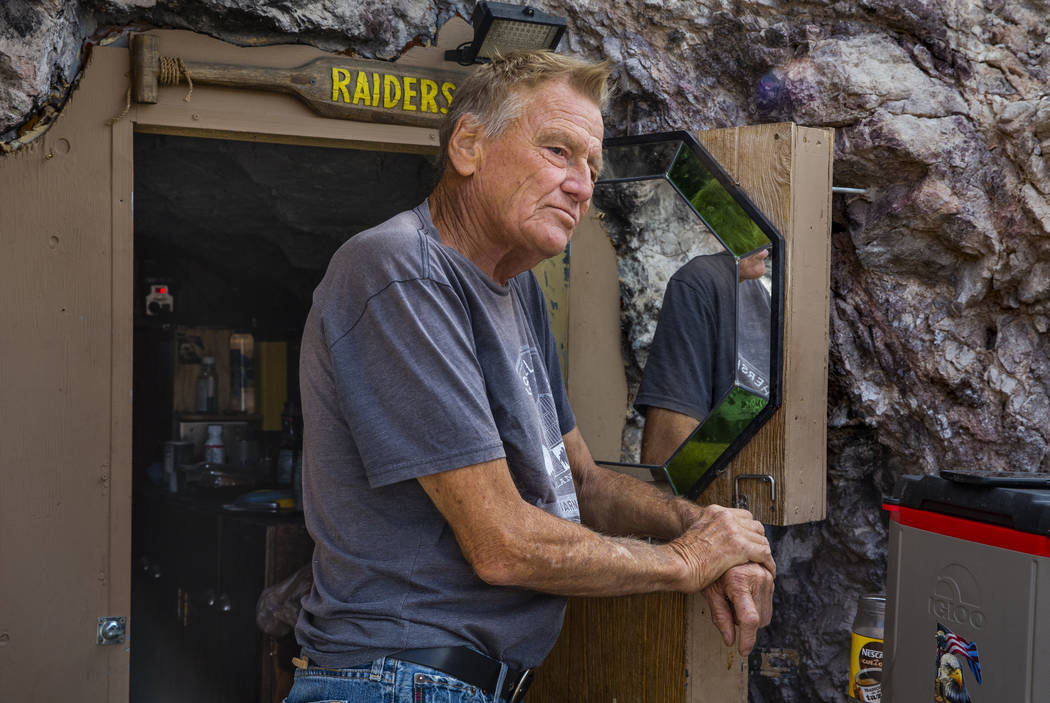 Richard Roman for seven years now has lived in a former mine in the hillside above the River Mo ...