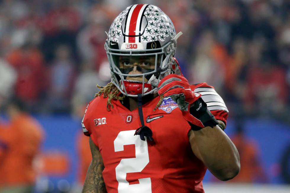 Ohio State defensive end Chase Young (2) during the first half of the Fiesta Bowl NCAA college ...