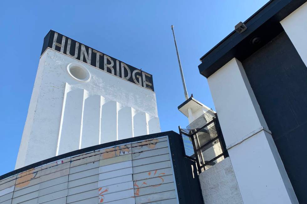 The historic Huntridge Theater photographed on Thursday, Oct. 31, 2019, in Las Vegas. (David Gu ...