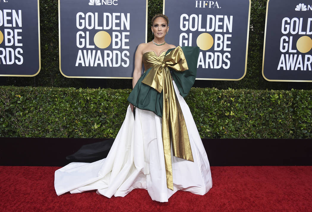 Jennifer Lopez arrives at the 77th annual Golden Globe Awards at the Beverly Hilton Hotel on Su ...