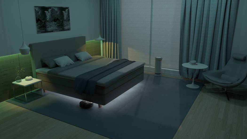 Swedish luxury bedmaker DUX introduced its Element, designed to make your bed the center of you ...