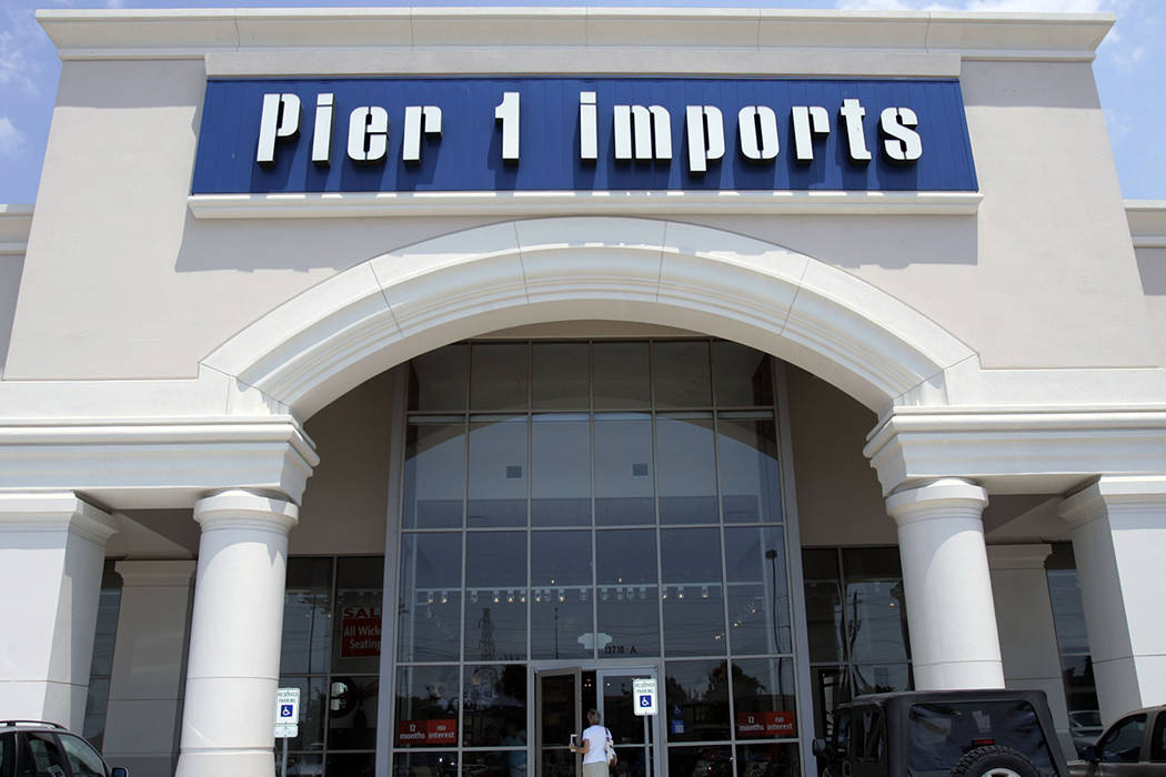 This June 15, 2005, file photo shows a Pier 1 Imports store in Dallas. Pier 1 Imports is closin ...