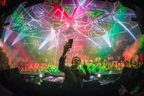 EDM star Tiesto, shown performing at Hakkasan Nightclub at MGM Grand is among Hakkasan's 2020 h ...