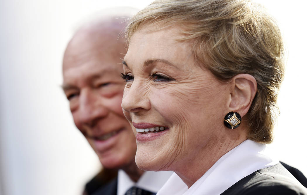 Julie Andrews, right, and Christopher Plummer, cast members in the classic film "The Sound ...