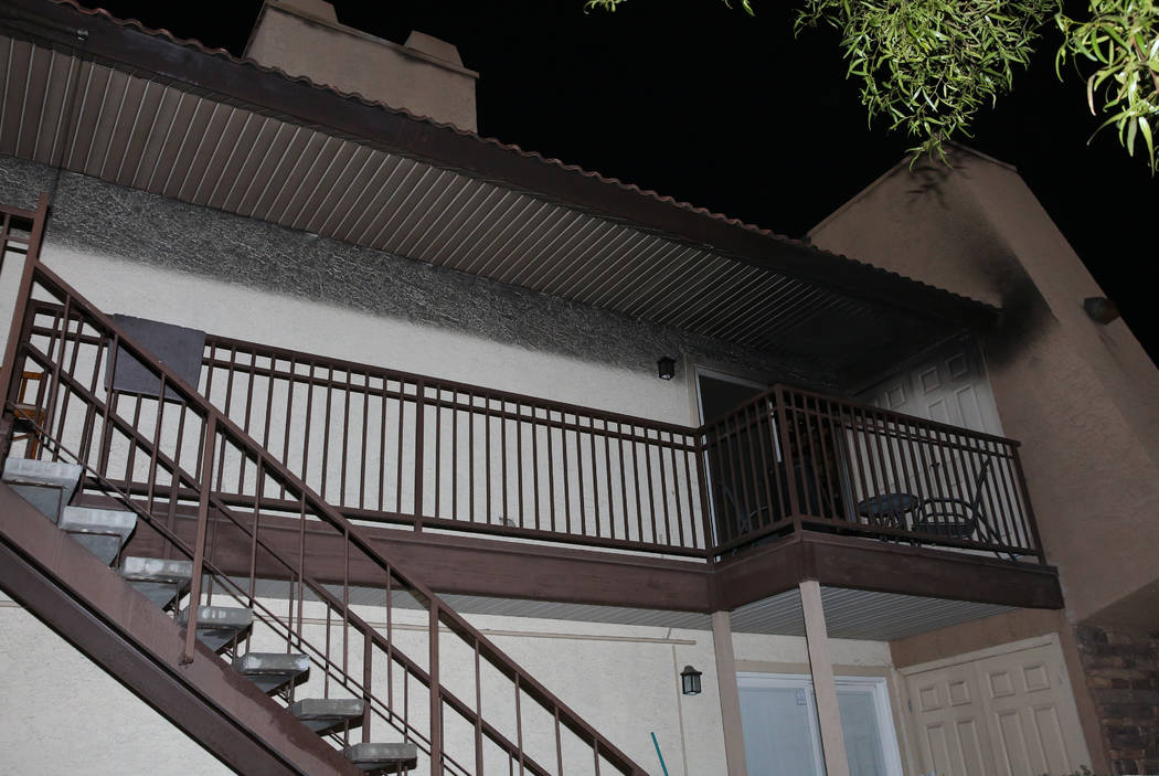 Nobody was injured in a two-alarm fire at a four-unit apartment building at the Bella Vita Apar ...