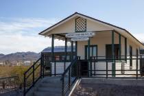 The Grand Canyon Airlines ticket office, which was moved to the grounds of the Clark County Mus ...