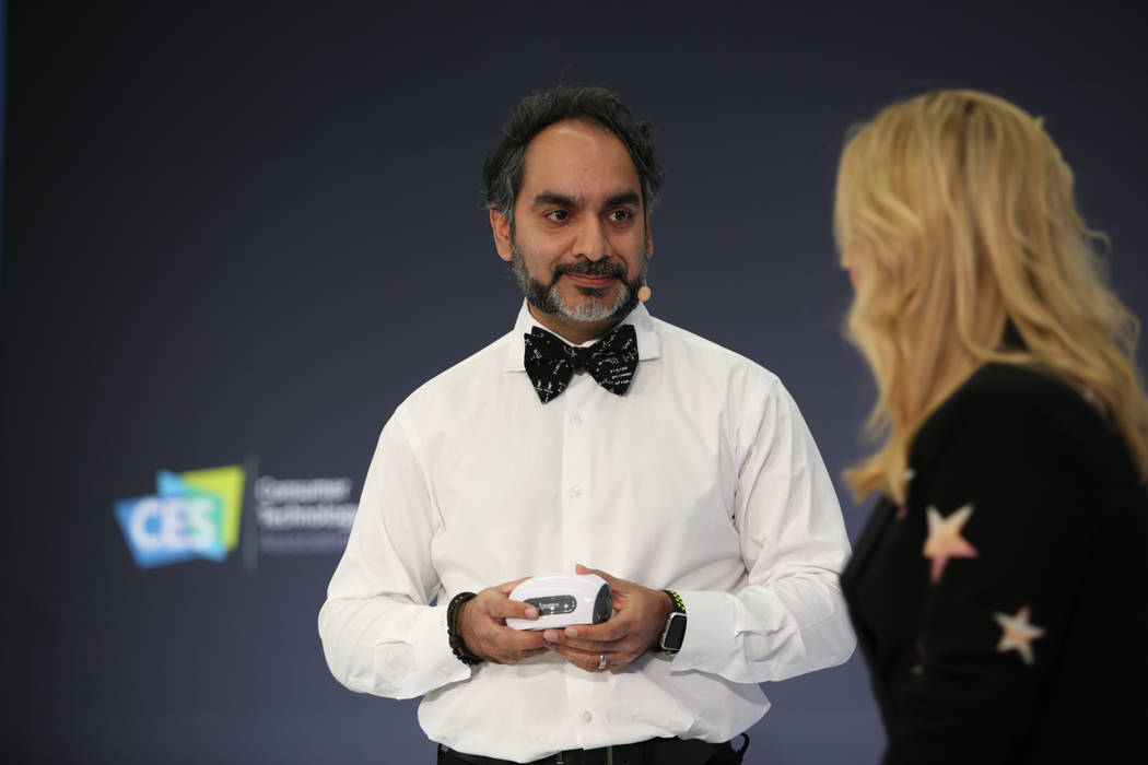 Dr. Samir Qamar, a Las Vegas physician and CEO of MedWand Solutions Inc., presents the MedWand ...