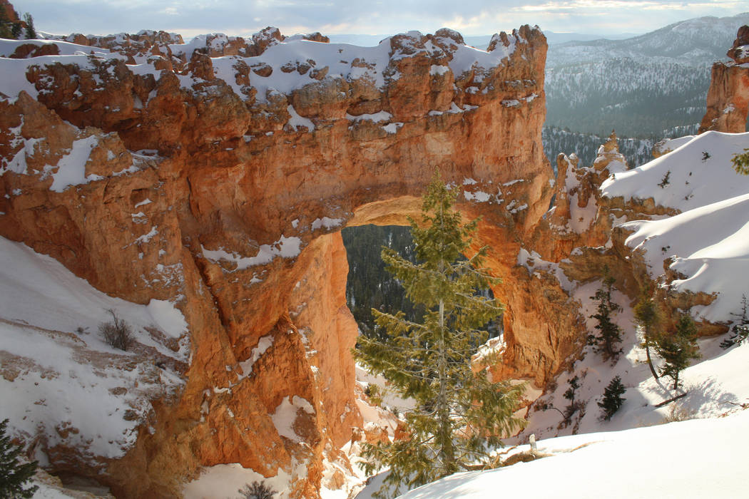 Natural Bridge can be seen along the 18-mile long scenic road. (Deborah Wall/Las Vegas Review-J ...