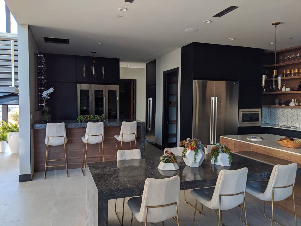 The home's new kitchen is sleek and modern. (Element Building Co.)