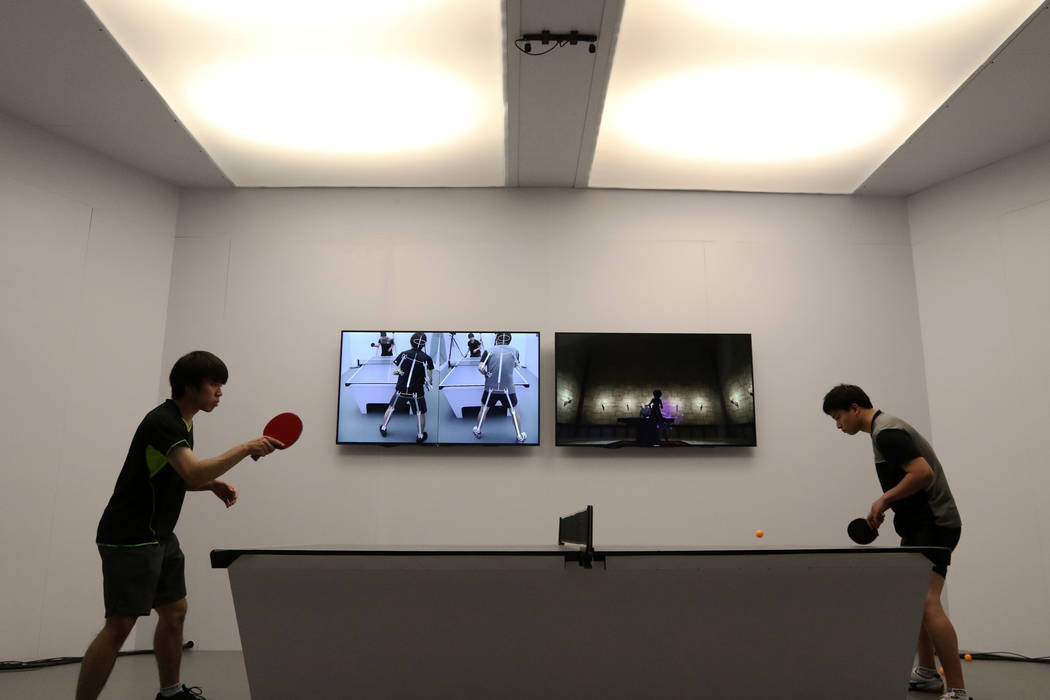 Sony Corporation's ping pong demonstration shows how they've incorporated broadcast cameras wit ...