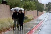 Rain could fall on portions of the Las Vegas Valley on Thursday, according to the latest Nation ...