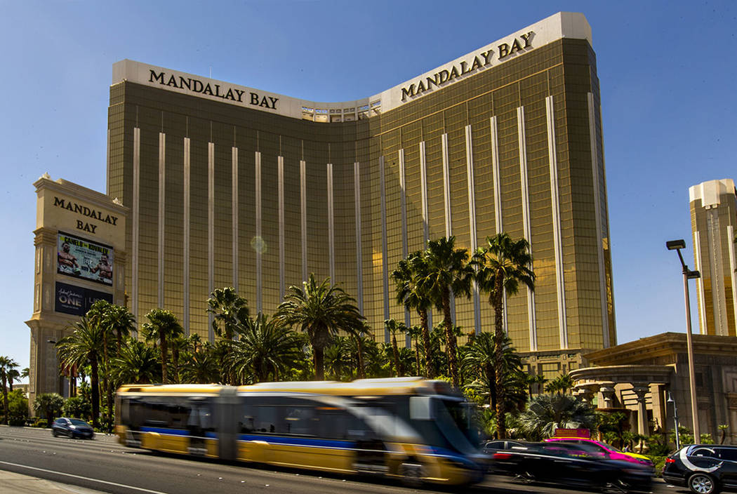 The Mandalay Bay on the Las Vegas Strip. (L.E. Baskow/Las Vegas Review-Journal) @Left_Eye_Images