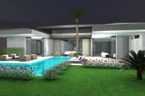 This artist's rendering shows Growth Luxury Homes' new The Canyon Collection in Southern Highla ...