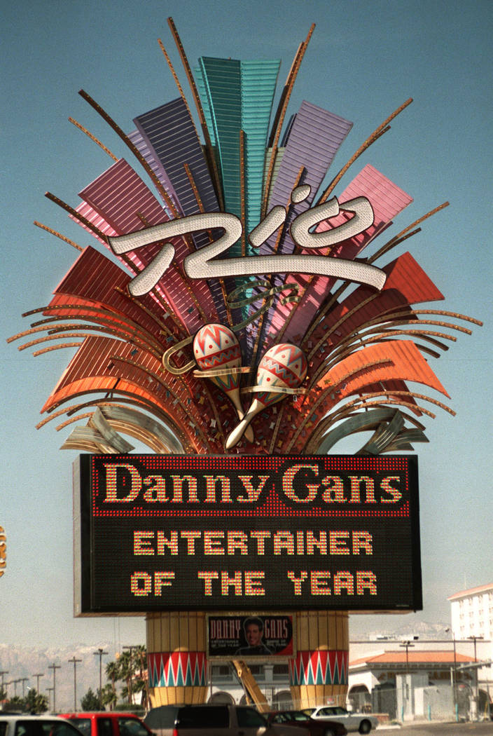 This 1998 file photo shows the Rio sign in Las Vegas. (Las Vegas Review-Journal, File)