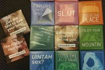 The state of Utah is trying something new to fight HIV infections: handing out condoms with che ...