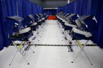 In a March 13, 2018, file photo, voters cast their ballots in Illinois primary elections at the ...