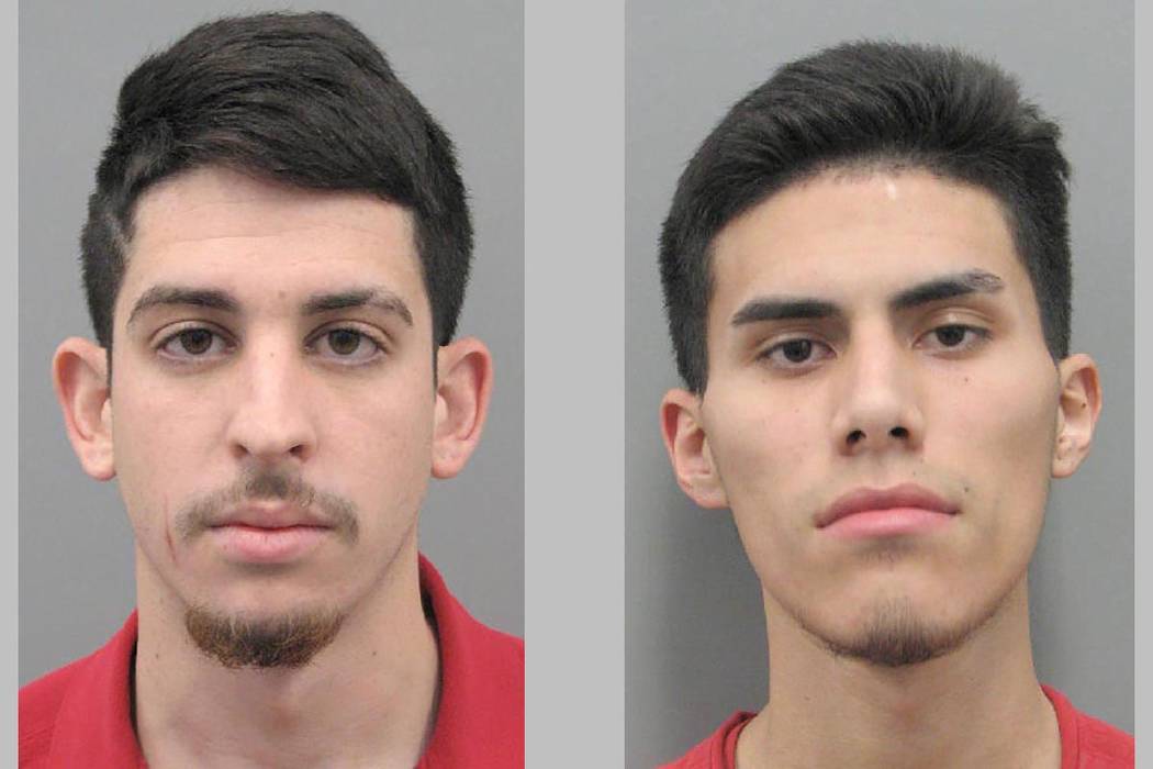 Eduardo Rosario (left) and Brian Vergara. (Henderson Police Department)