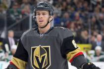 Golden Knights center Jonathan Marchessault (81) on Friday, March 29, 2019, at T-Mobile Arena, ...