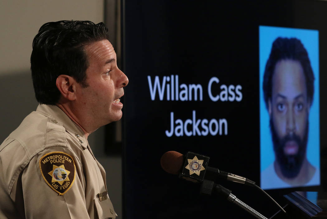 William Cass Jackson's, 32, accused of shooting his mother three times before firing at police ...