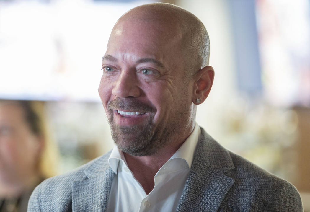 Jardin Cannabis Dispensary’s owner and CEO Adam Denmark Cohen speaks at