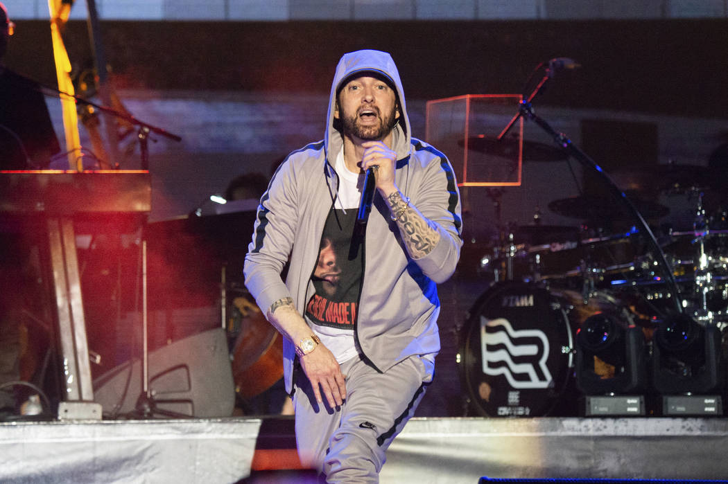 “Darkness,” the lead single from Eminem’s surprise album “Music to Be Murdered By,” e ...