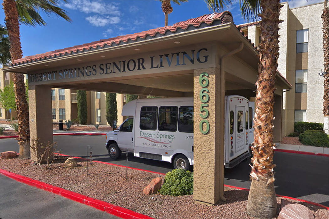 Desert Springs Senior Living, 6650 W. Flamingo Road (Google maps)