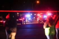 Police investigate after four people were killed and a fifth person was injured in a shooting a ...