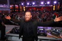 Conor McGregor is shown at Encore Beach Club at Night following his UFC 246 victory over Donald ...