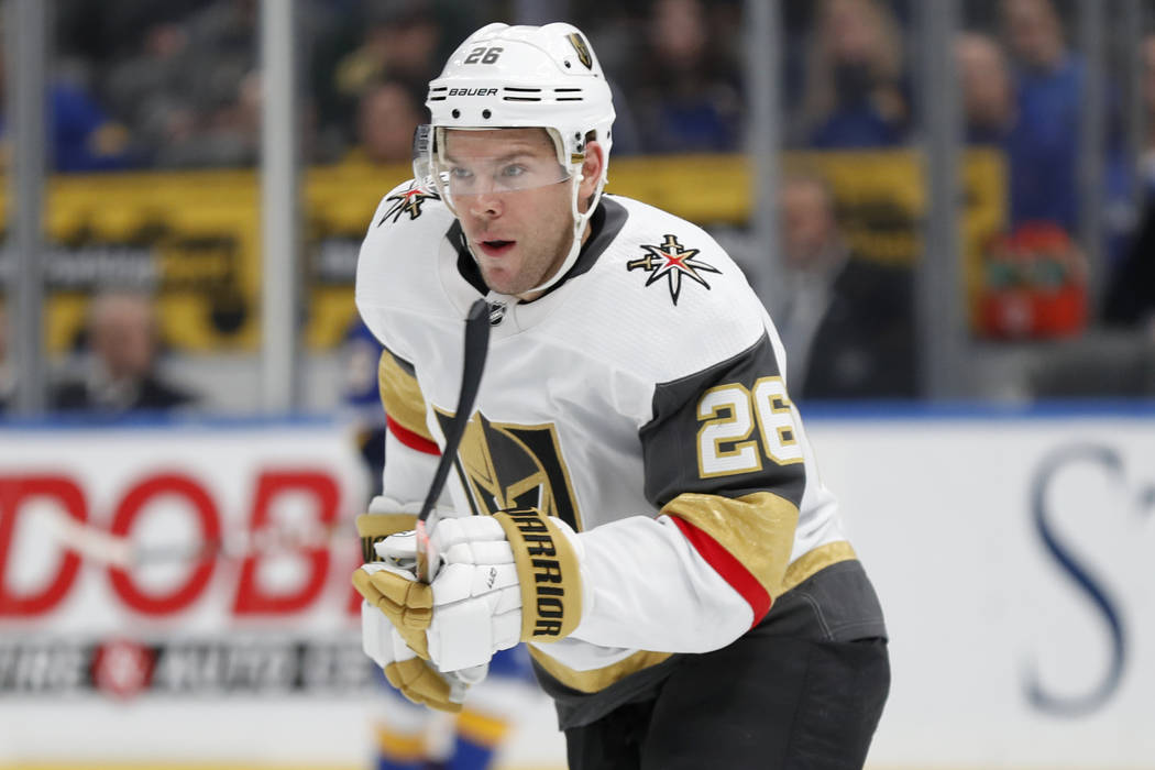 Golden Knights' Paul Stastny maintains 
