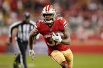 San Francisco 49ers running back Raheem Mostert (31) runs against the Green Bay Packers during ...