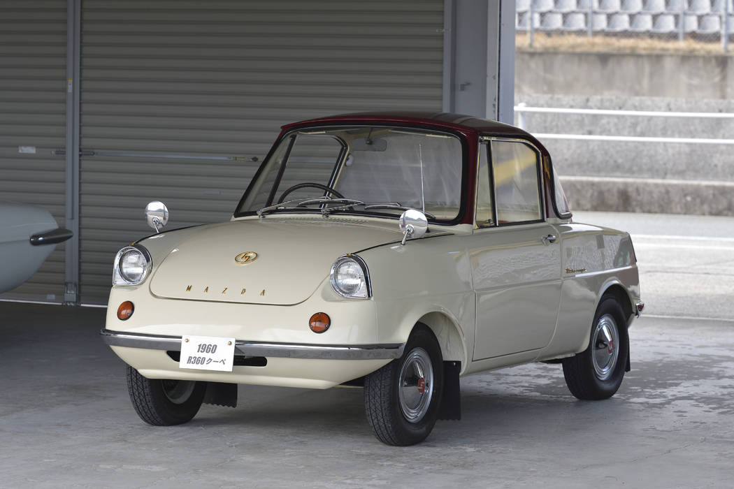 Mazda Mazda has come a long way in the past 100 years. Shown here is one of the earliest models ...